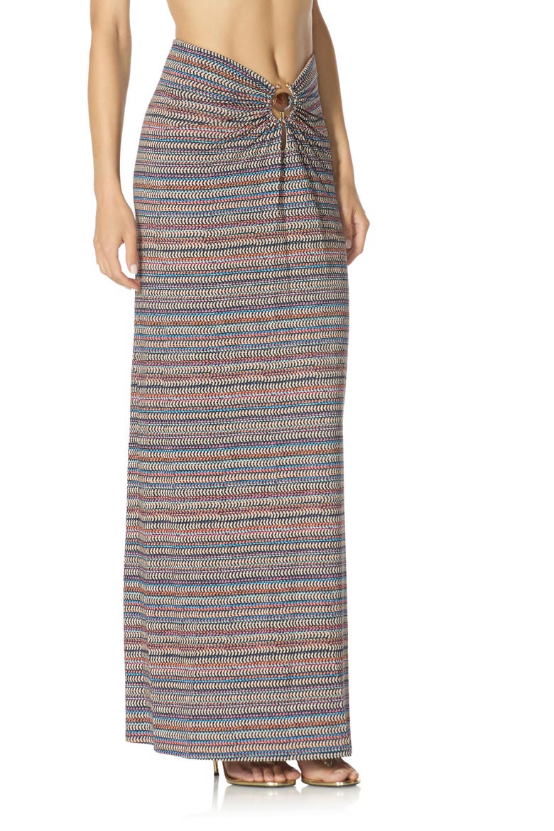 Carr Maxi Skirt, Alternate, color, CHEVRON STRIPE