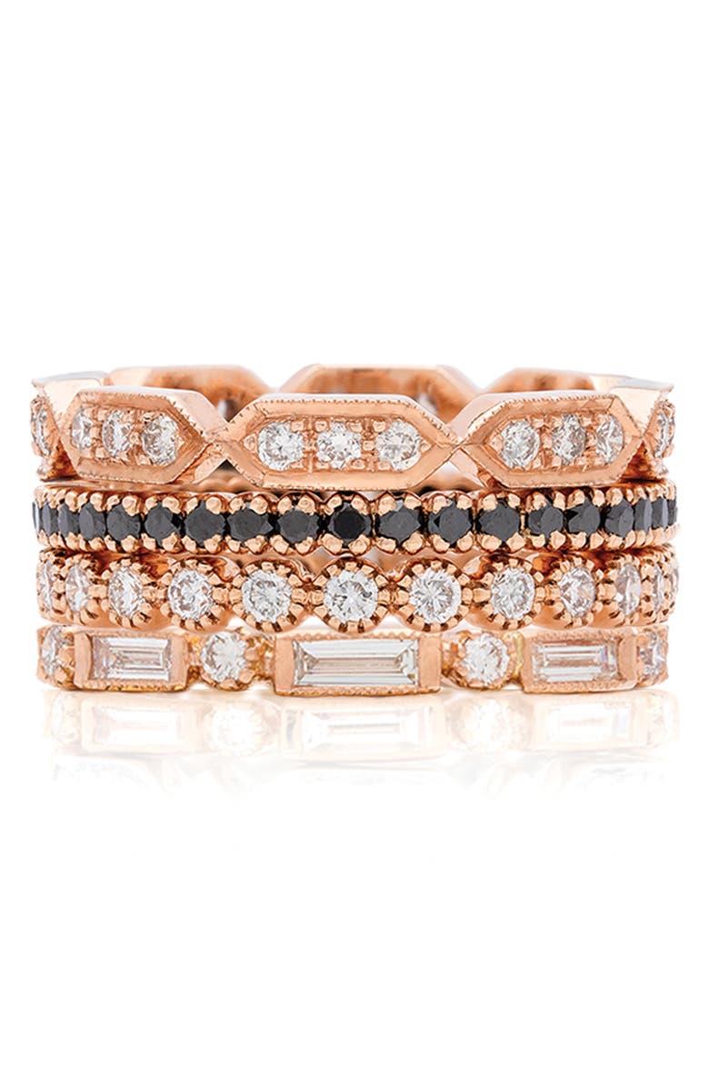 Sethi Couture Silhouette Baguette Diamond Ring, Alternate, color, 