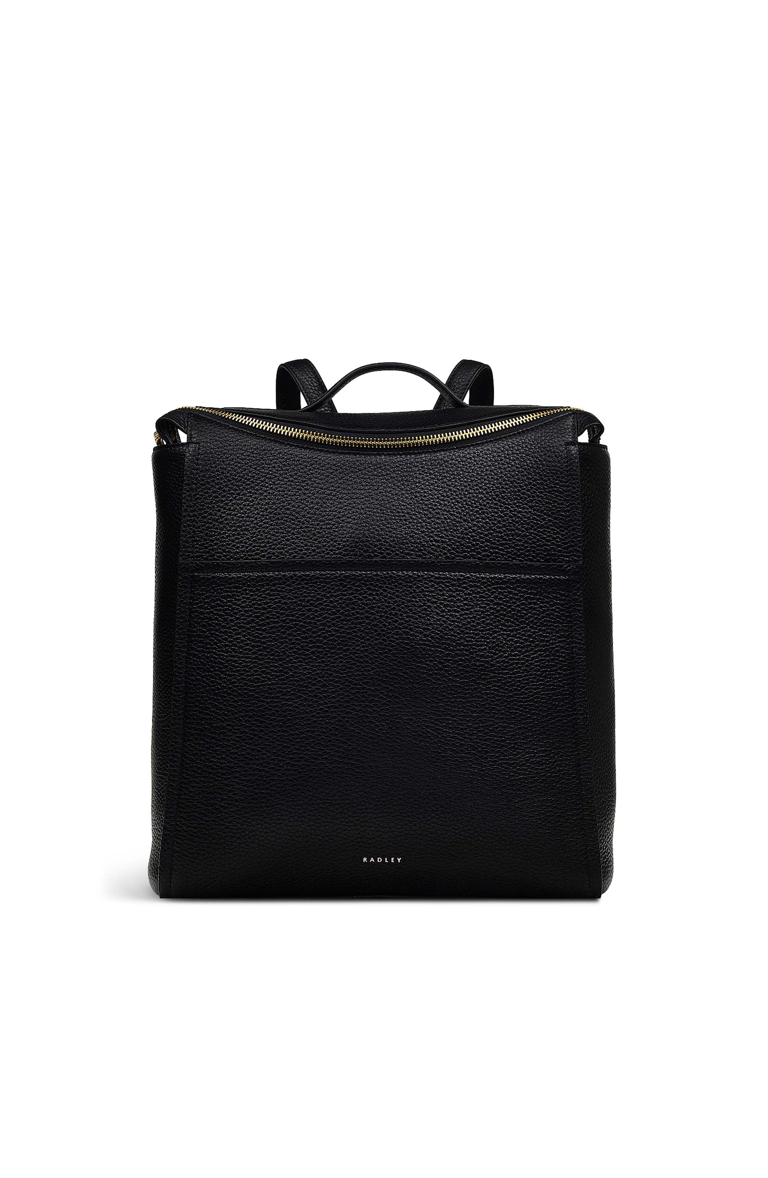 Radley Oak Street Medium Ziptop Backpack, Main, color, Black