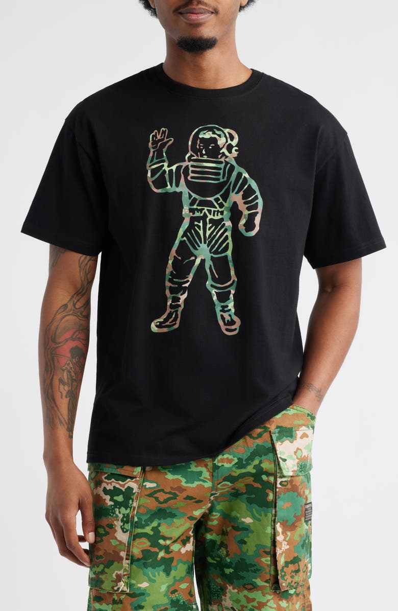 Billionaire Boys Club Astro Camouflage Graphic T-Shirt, Main, color, Black