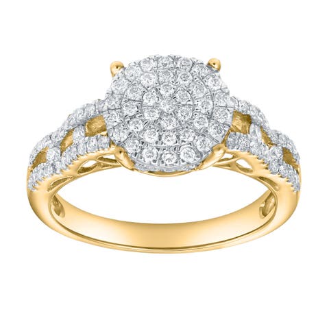 Oralune 0.5 Ct 14K Gold Diamond Ring