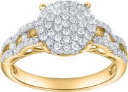 LuvMyJewelry Oralune 0.5 Ct 14K Gold Diamond Ring