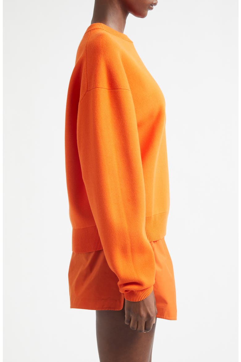 Teddy Crewneck Sweater, Alternate, color, POPPY
