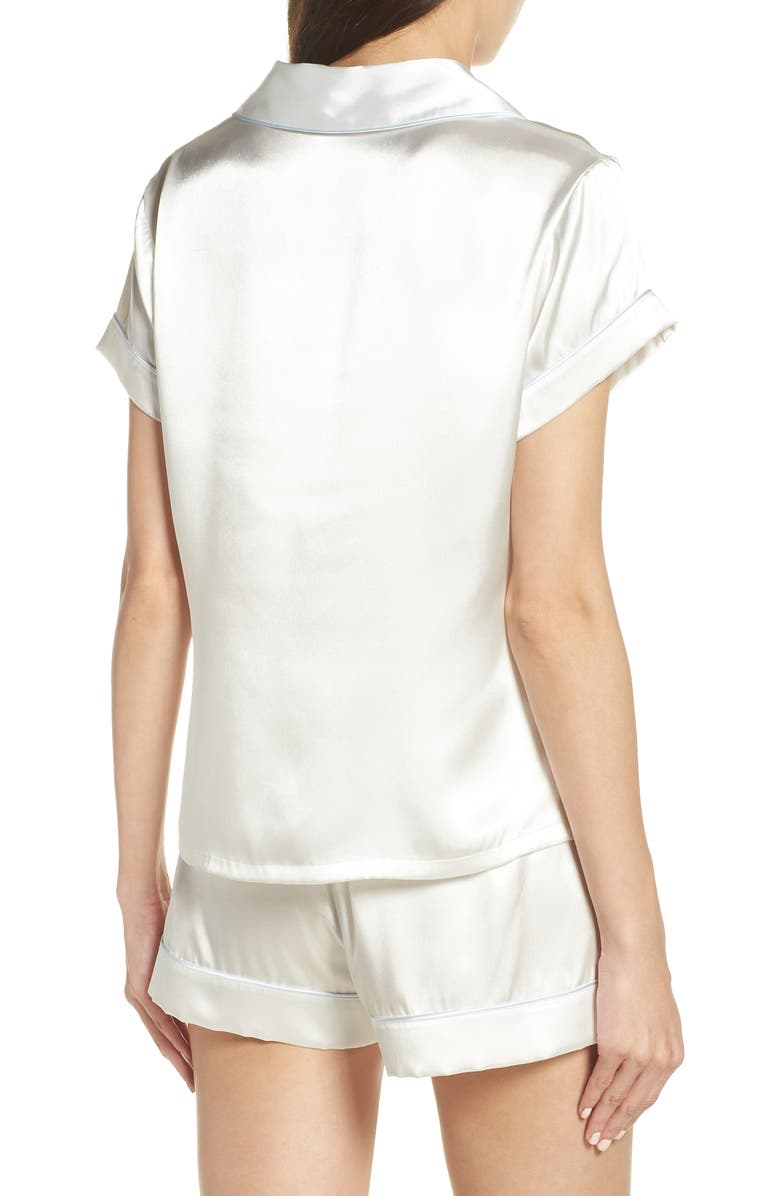Bride/Bridesmaid/Mrs Satin Short Pajamas