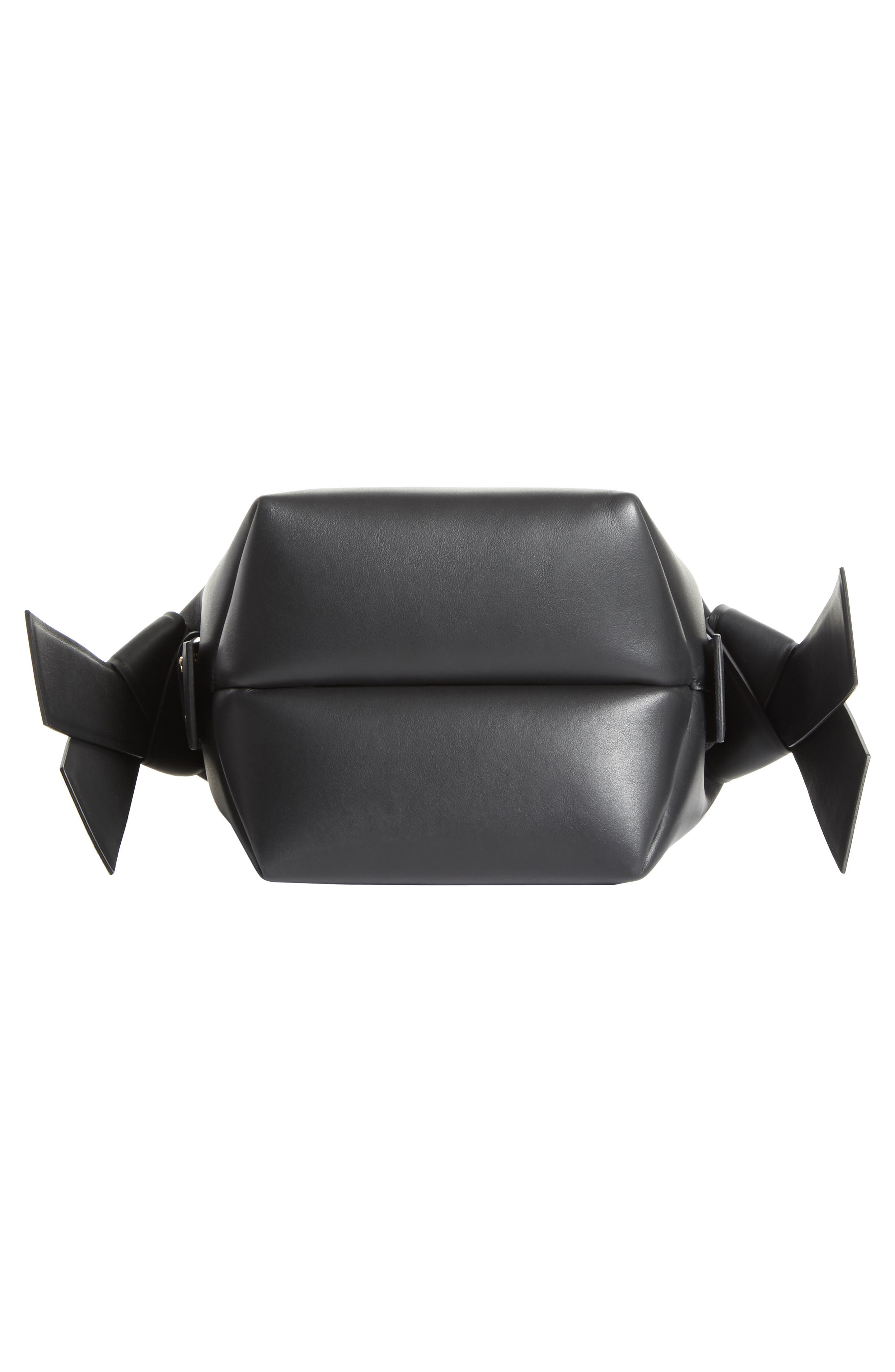 Acne Studios Mini Musubi Leather Top Handle Bag, Alternate, color, 