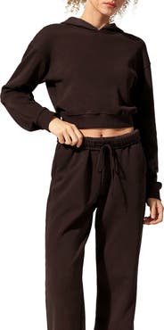 Lilysilk SILKERRY Cropped Fit Seamflow Poise Pullover Hoddie