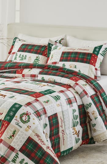 Woven & Weft Holiday 3-piece Comforter Set In Multi
