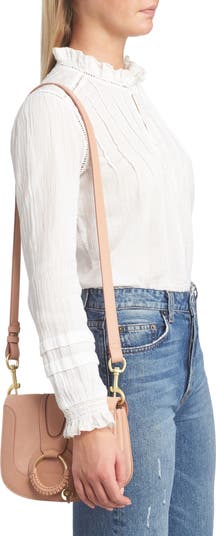 Hana Suede & Leather Shoulder Bag