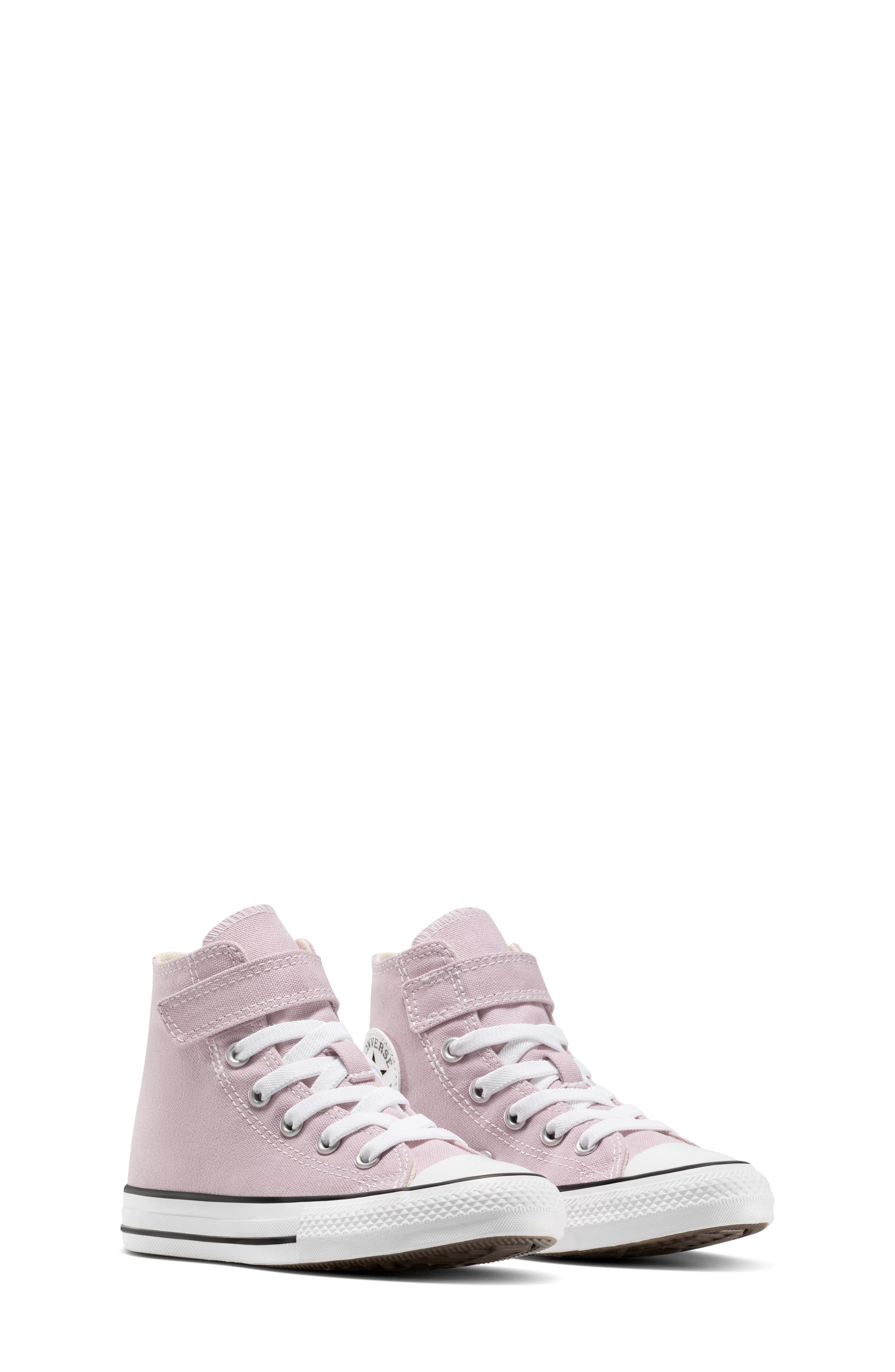Converse Kids
 Chuck Taylor<sup
®</sup
 All Star<sup
®</sup
 Easy-On High Top Sneaker, Alternate, color, Altitude Lilac