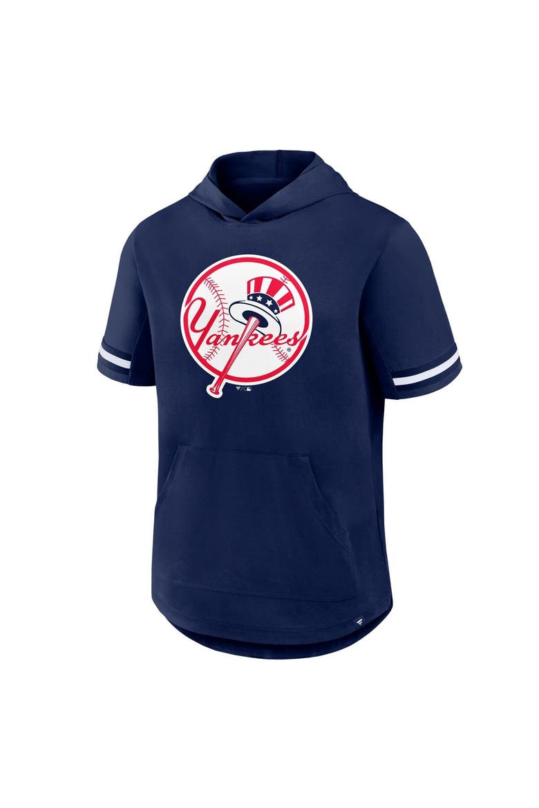 Men's Fanatics Navy New York Yankees Optimal Play Hooded T-Shirt, Alternate, color, Navy