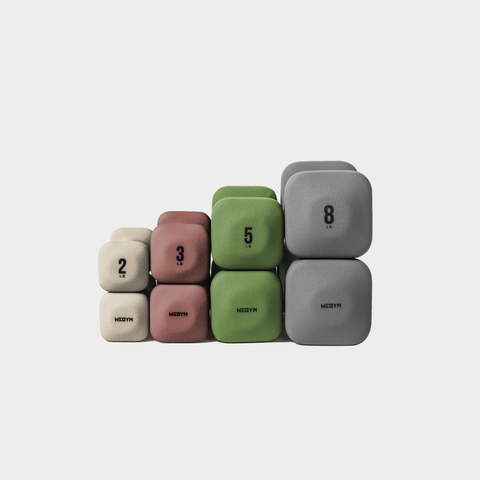 SafeGrip Dumbbells Lower Set - 2, 3, 5, 8 lbs