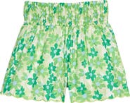 BISBY Kids' Shirred Scallop Shorts