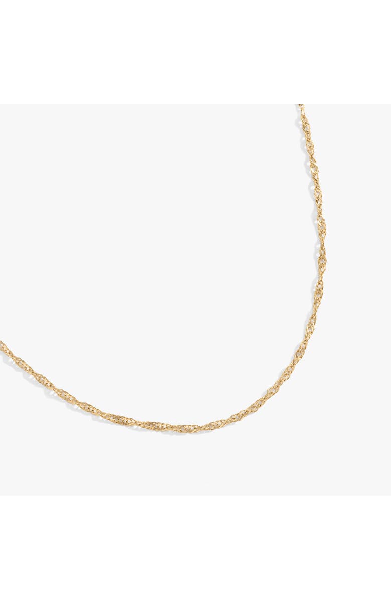 Alex and Ani Singapore Chain Layering Necklace, Alternate, color, Gold