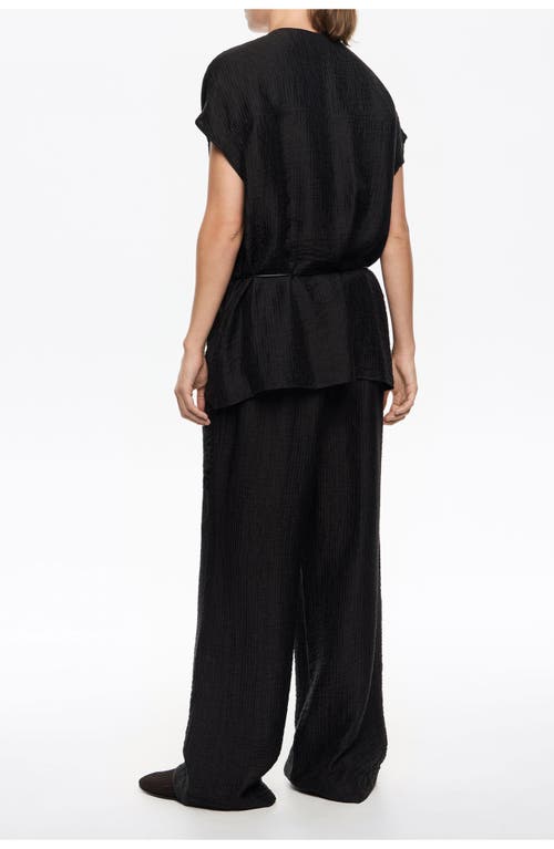 Bimba Y Lola Trousers With Maxi Pockets In Black