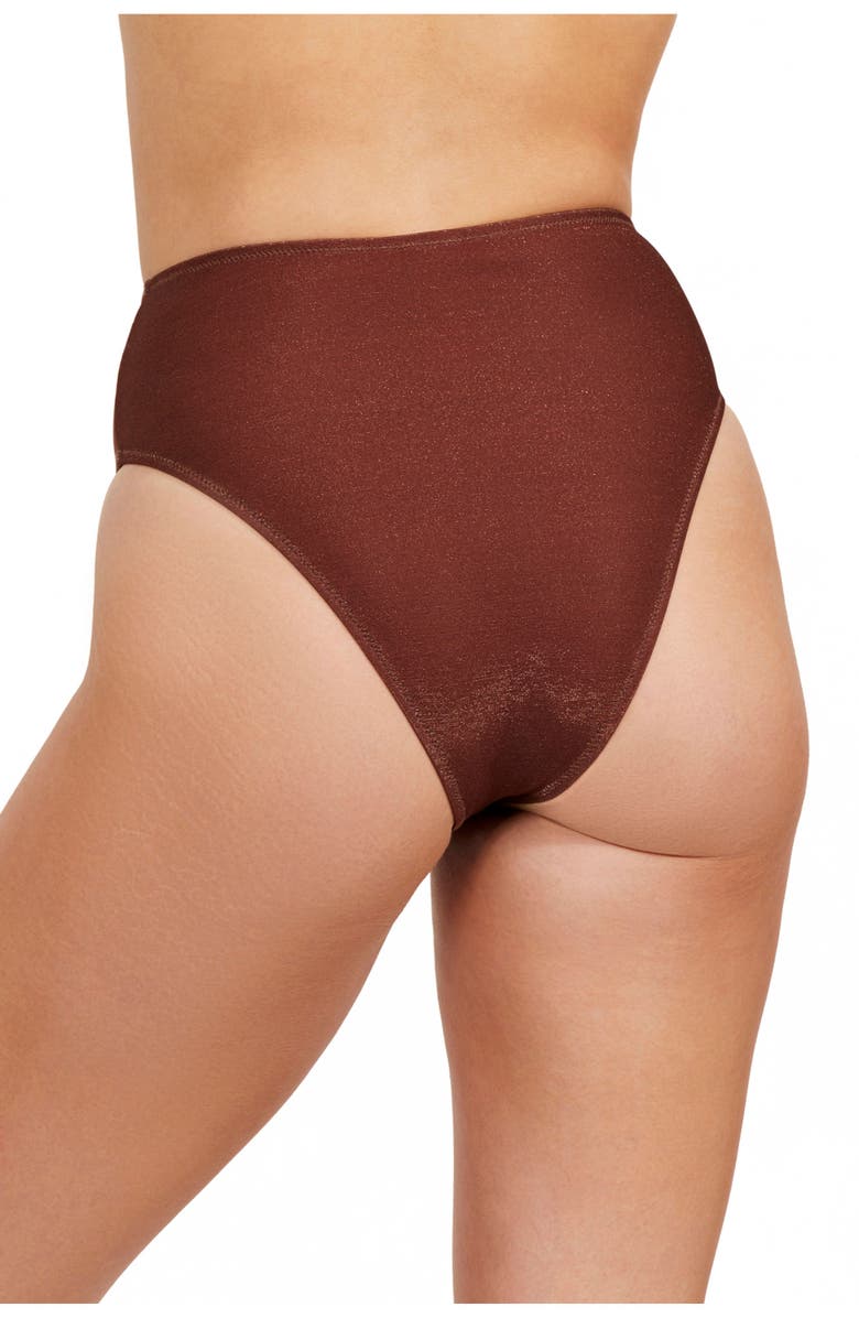 Luma Gottex High End High Waist Swim Bottom, Alternate, color, Bronze
