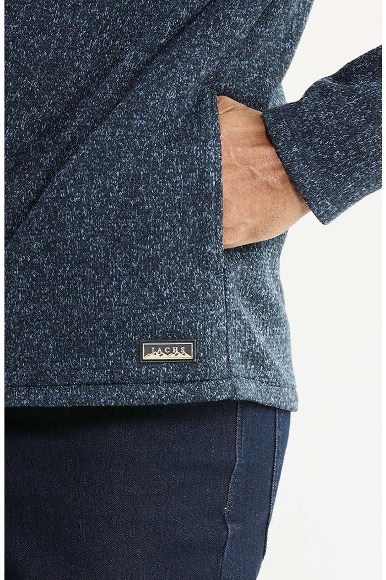 Stretch Sweater Fleece Full Zip Jacket, Alternate, color, BLUE FLEECE