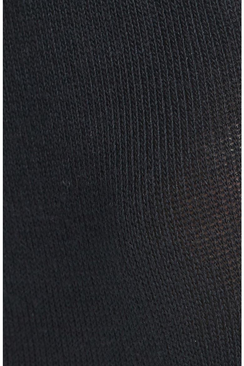 Liner Socks, Alternate, color, BLACK