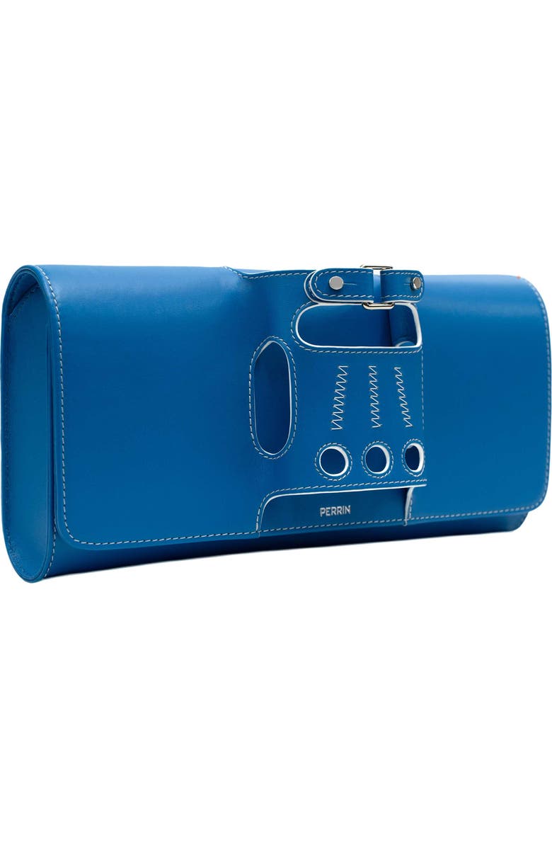 PERRIN PARIS Le Cabriolet Clutch Azur, Alternate, color, Azur / White