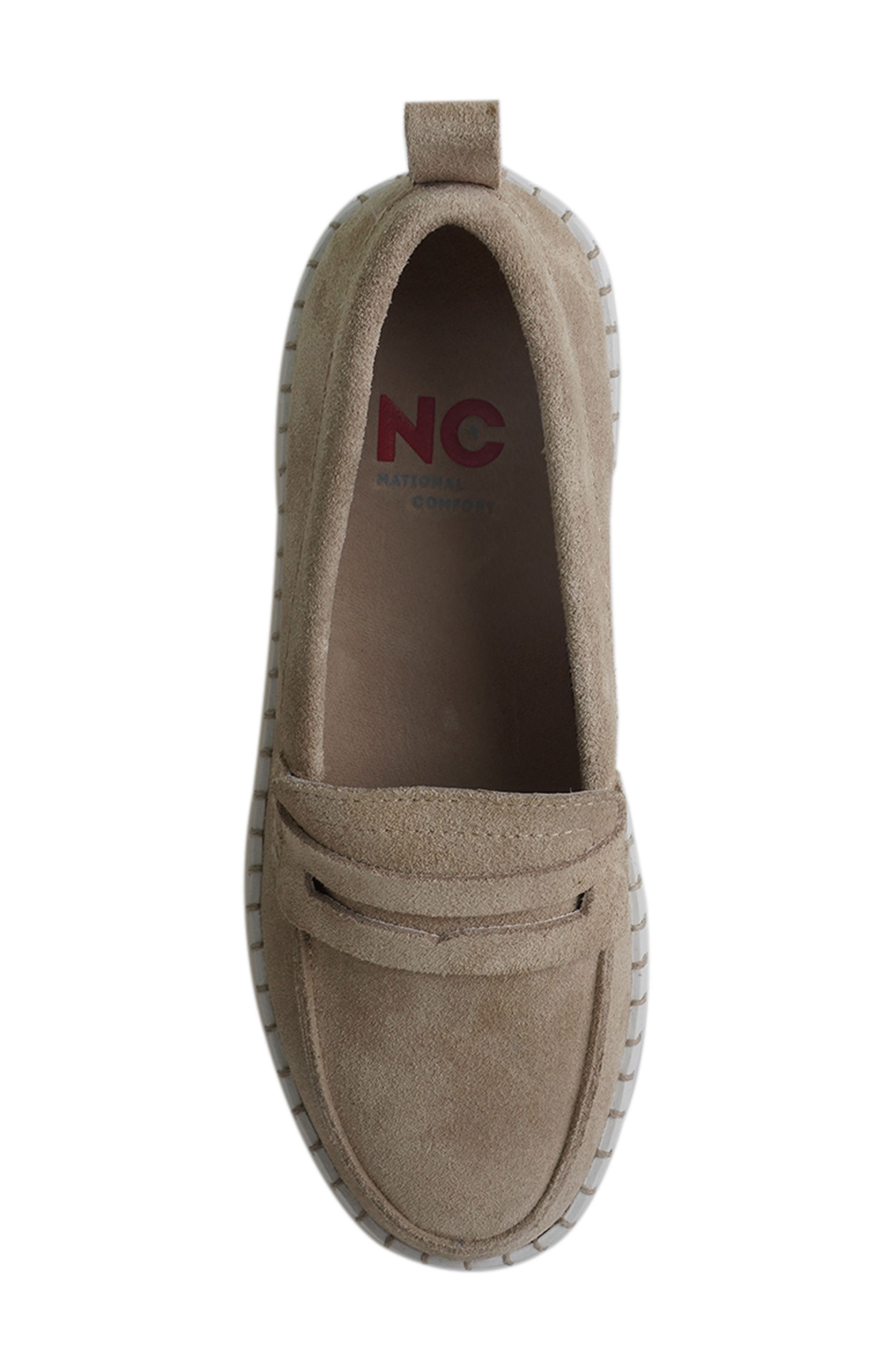 Makota Suede Loafer, Alternate, color, NATURAL SUEDE