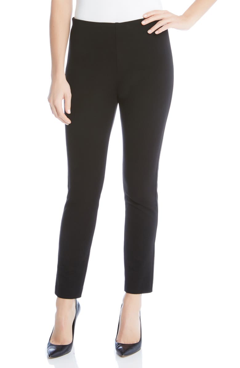 Karen Kane Piper Skinny Ankle Pants, Main, color, Black