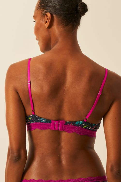 Stripe & Stare The Lace Triangle & Original Knicker Set In Multi