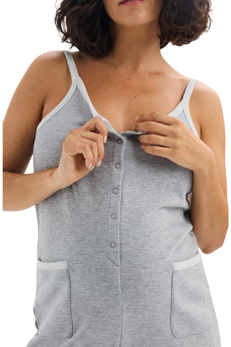 The Ruby Nursing One-Piece, Alternate, color, Grey Melange