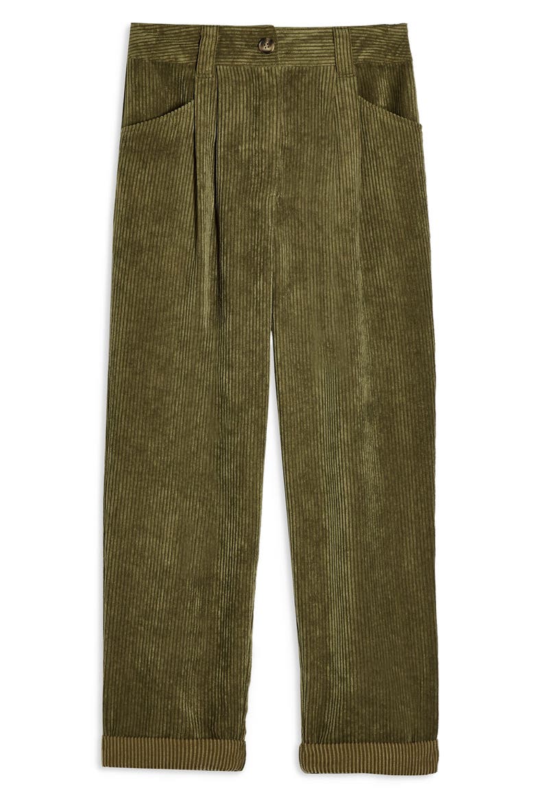 Elijah Corduroy Trousers, Alternate, color, OLIVE