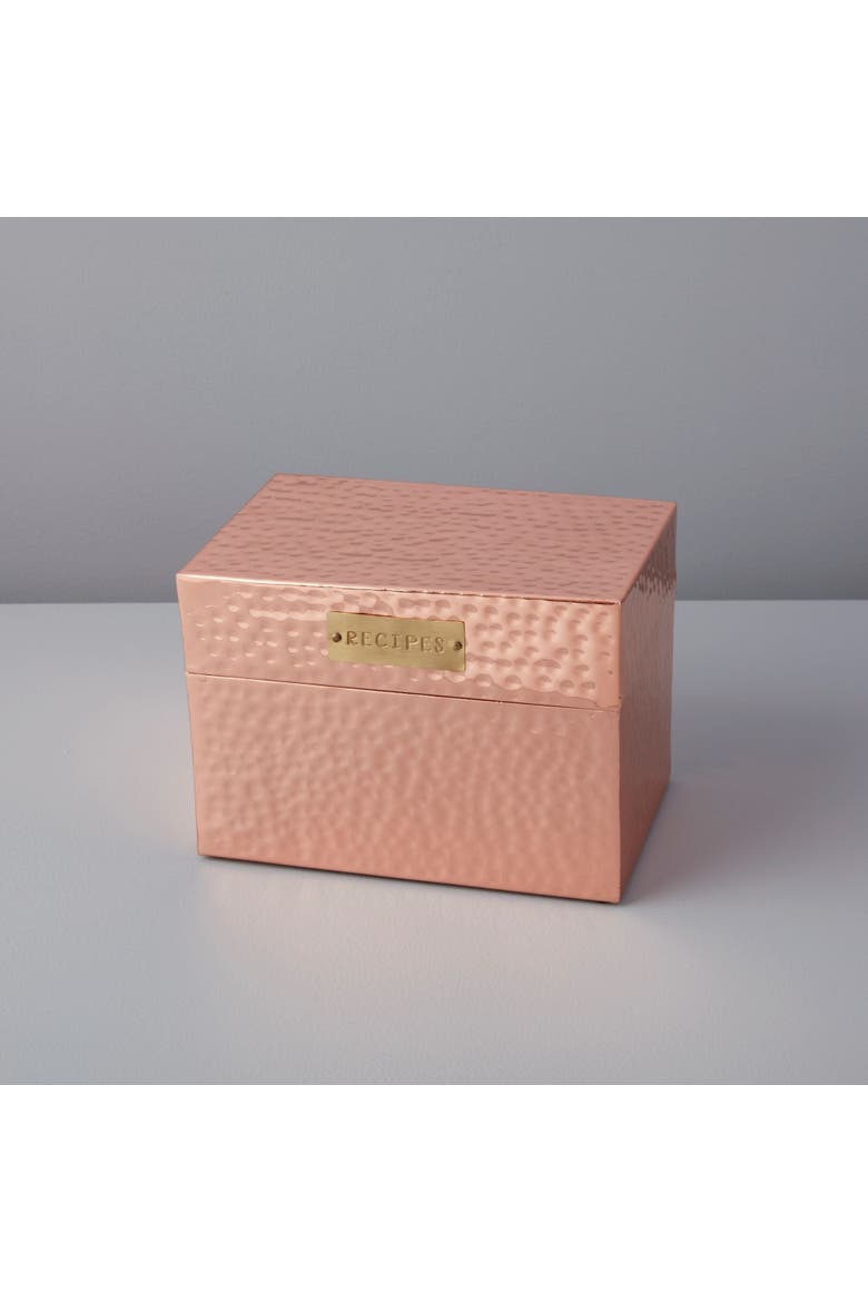 Camden Recipe Box, Alternate, color, Beige