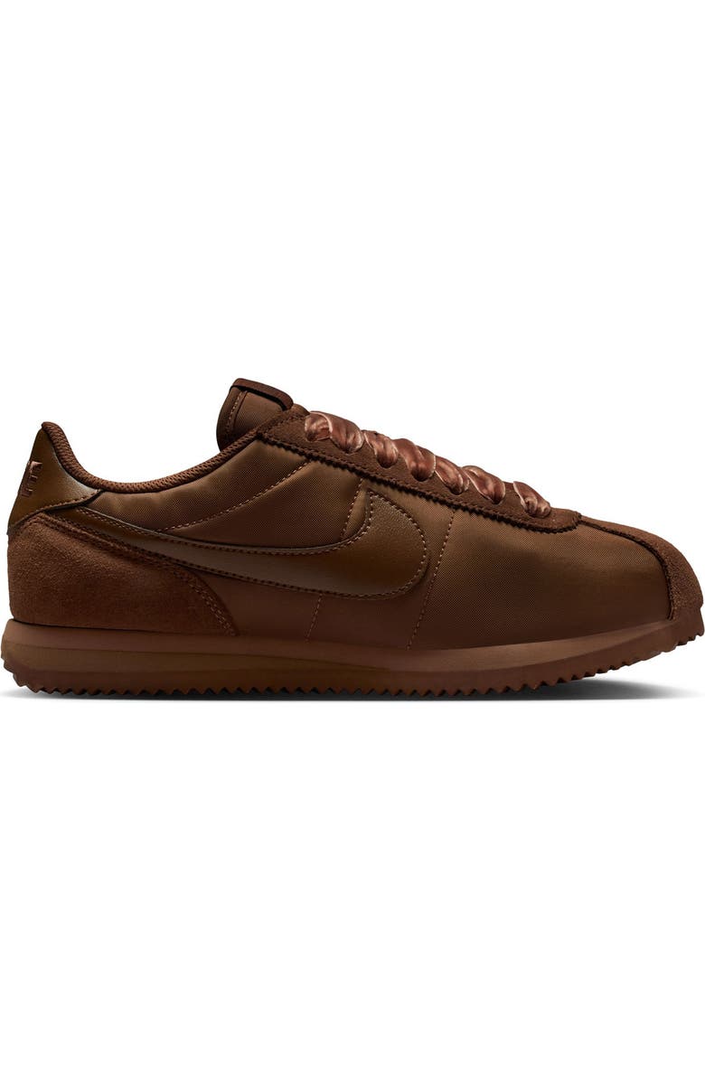 Nike Cortez Mixed Media Sneaker, Alternate, color, Fauna Brown/ Cacao Wow/ Brown
