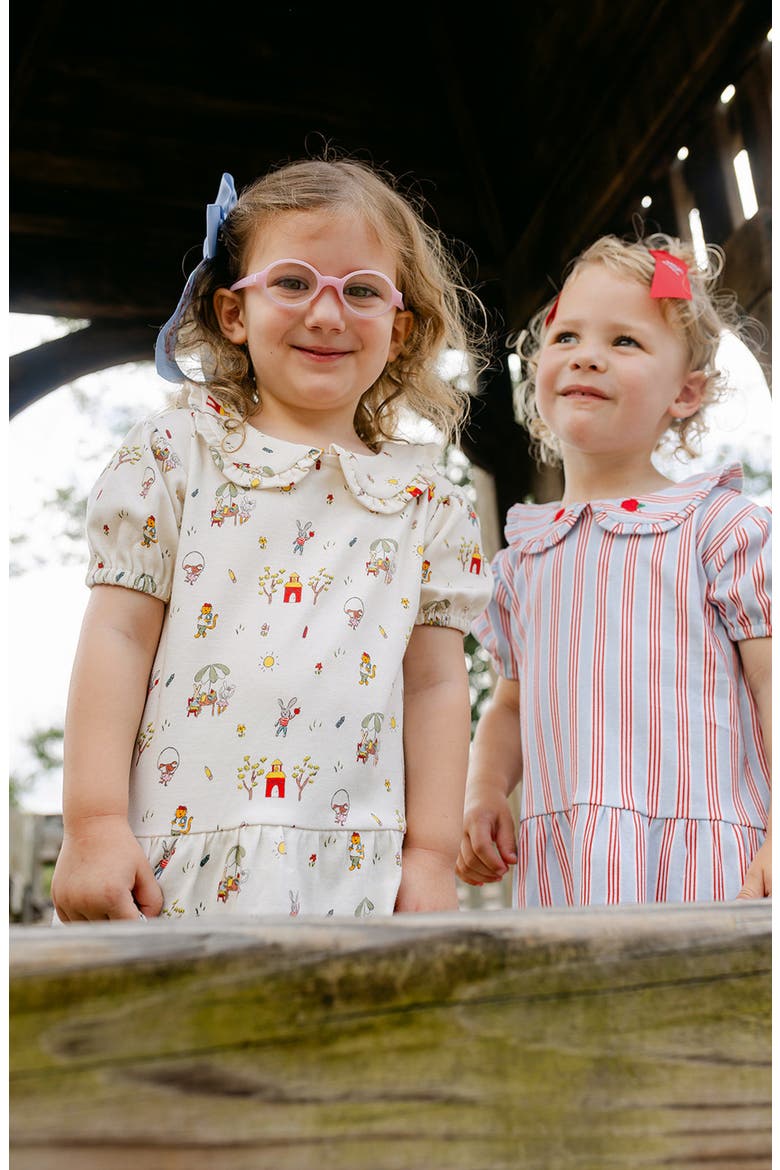Lily Dress, Alternate, color, Schoolyard Print
