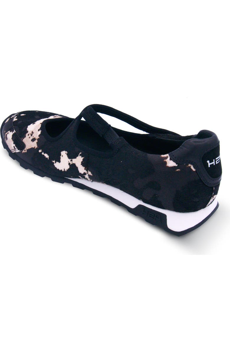 Ash Kore Mary Jane Genuine Calf Hair Flat, Alternate, color, Black Edgy