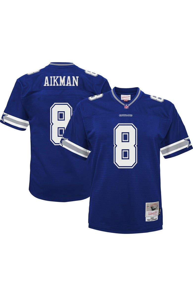 Mitchell & Ness Infant Mitchell & Ness Troy Aikman Navy Dallas Cowboys 1996 Retired Legacy Jersey, Main, color, 