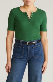 Universal Standard Stove Pipe Cotton Rib Henley