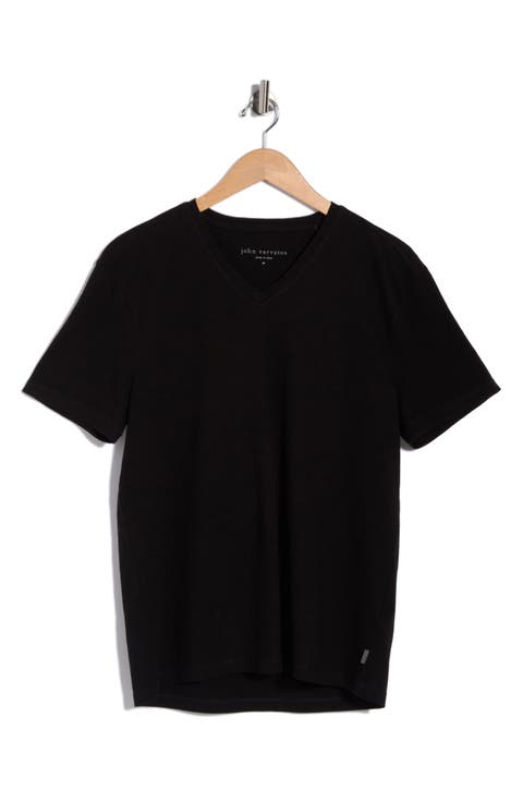 Vaan Mercerized Cotton V-Neck T-Shirt