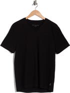 John Varvatos Vaan Mercerized Cotton V-Neck T-Shirt