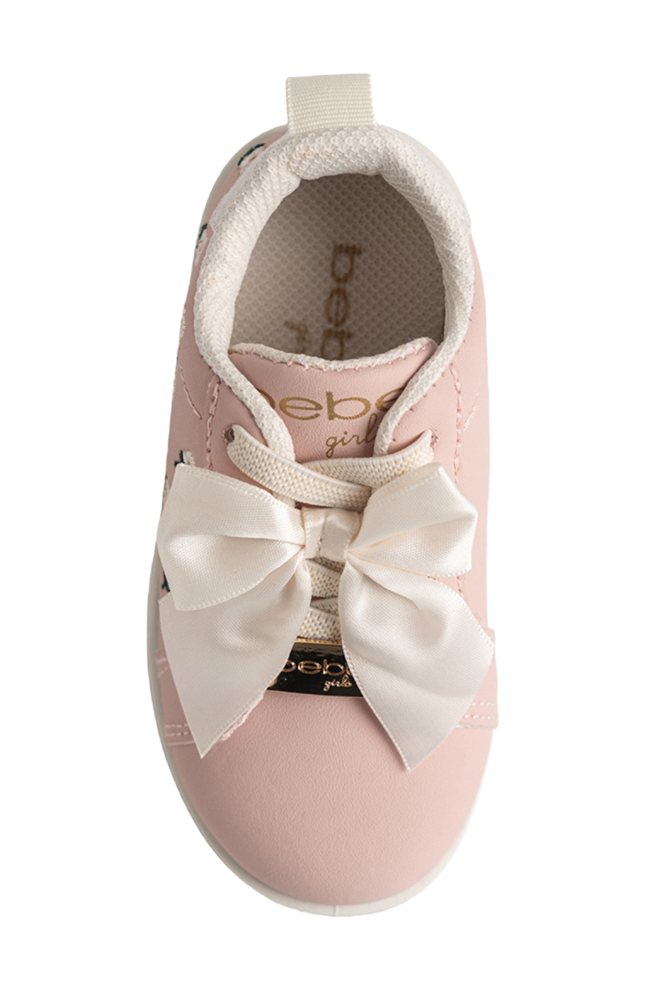 Kids' Bow Sneaker, Alternate, color, BLUSH