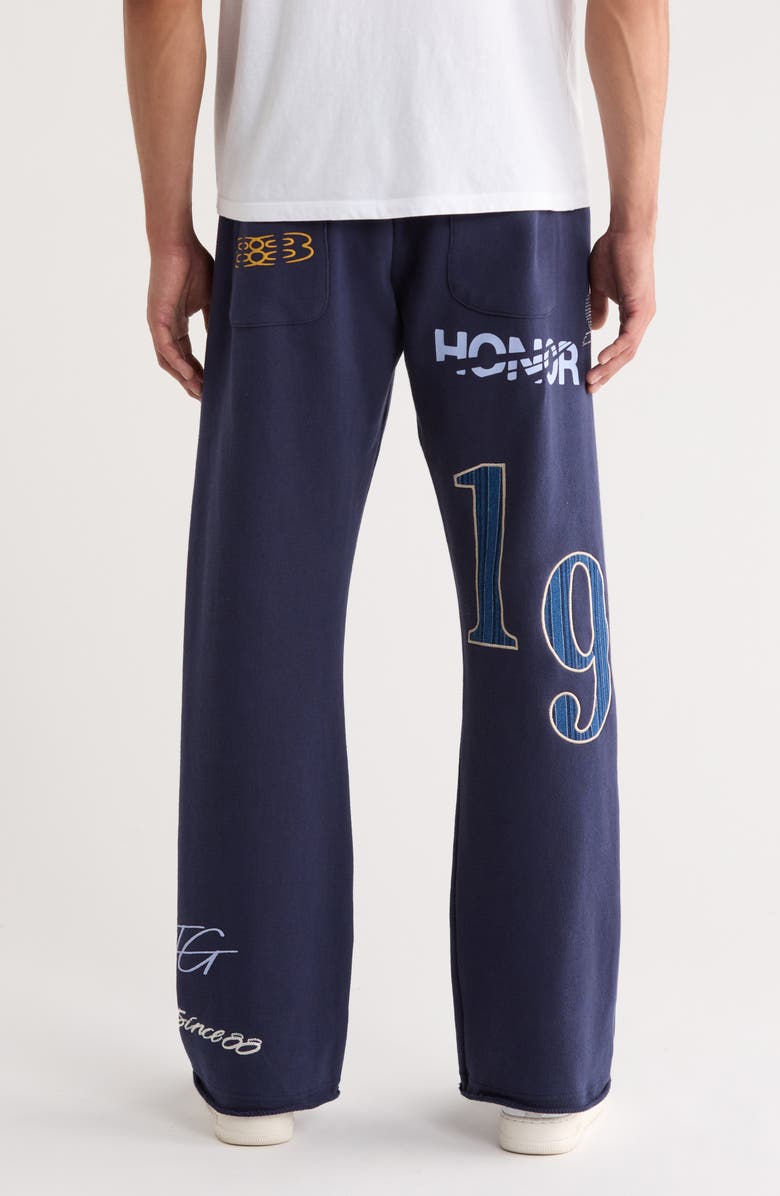 HONOR THE GIFT 1988 Embellished Cotton Graphic Sweatpants, Alternate, color, 