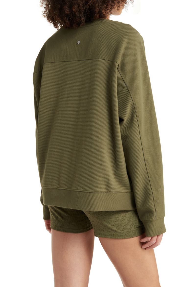Anya Ottoman Knit Pullover, Alternate, color, OLIVE NIGHT