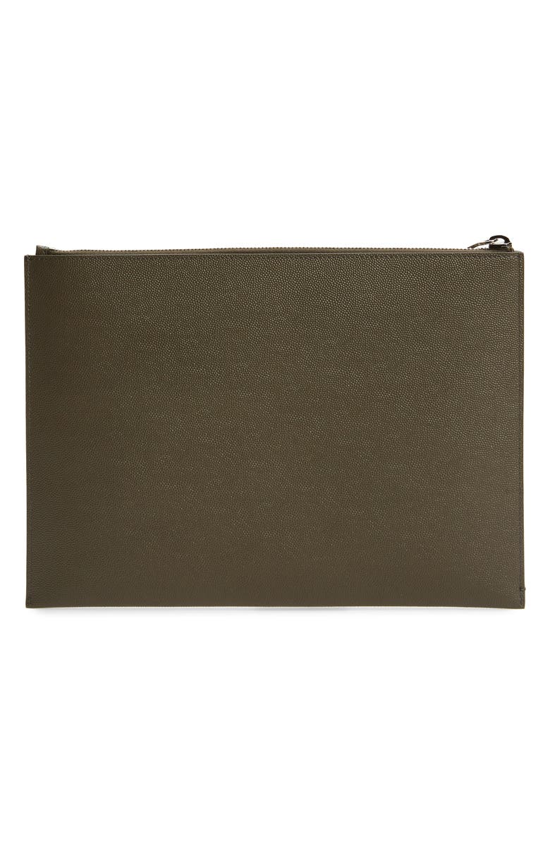 Saint Laurent Leather iPad Case, Alternate, color, 