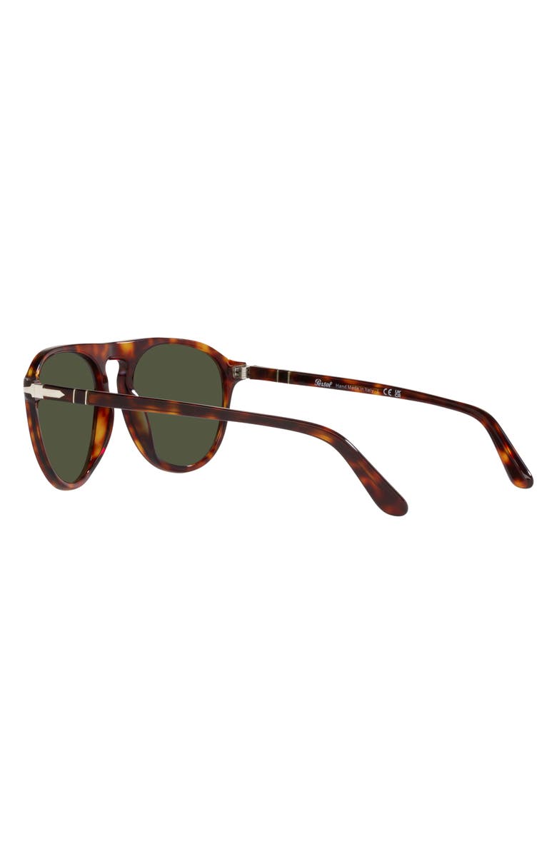 Persol 55mm Pilot Sunglasses, Alternate, color, Havana