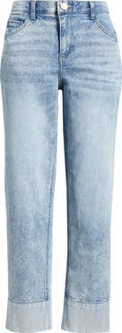 Wit & Wisdom Round Up High Waist Ankle Boyfriend Jeans