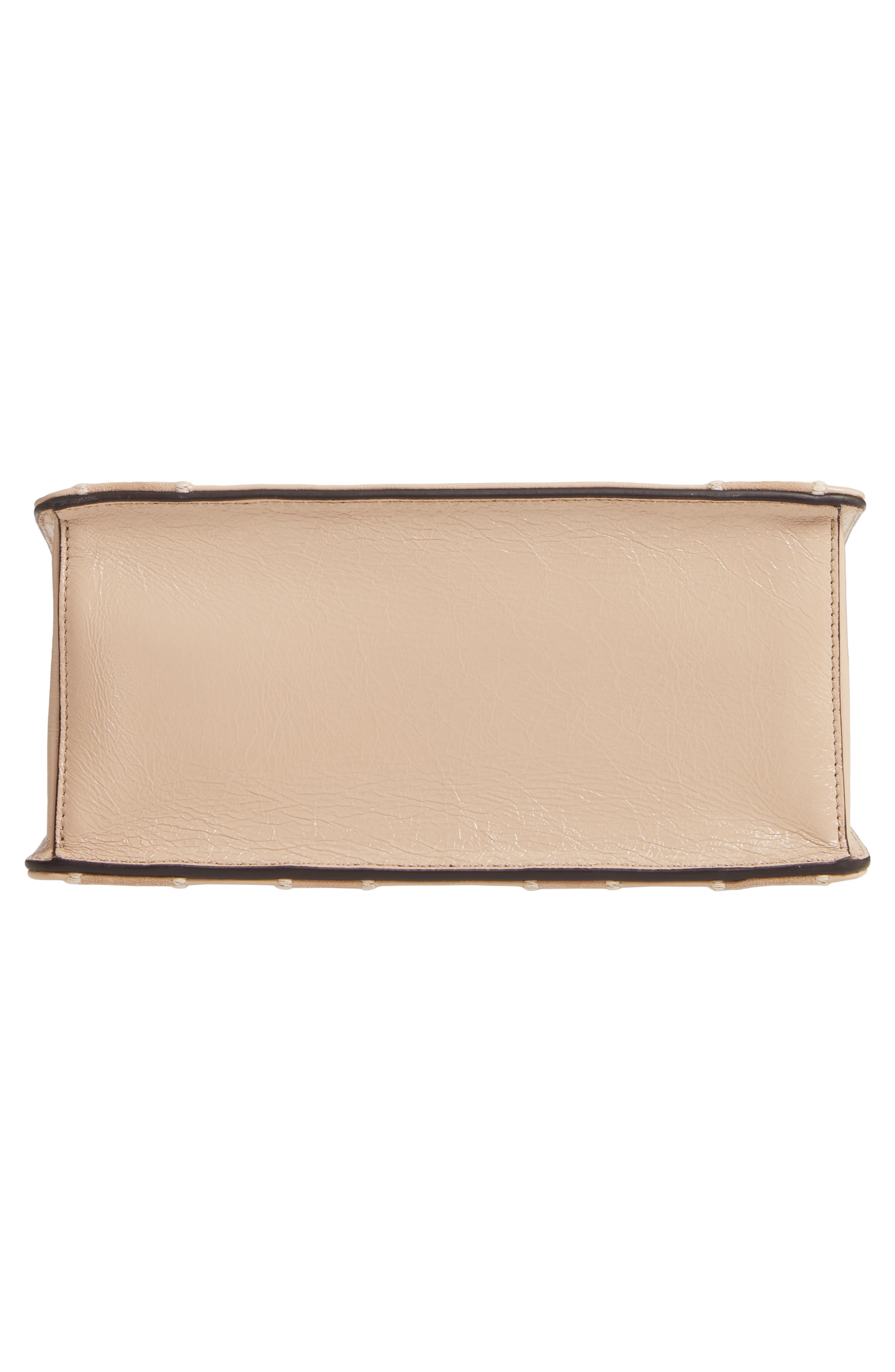 Fendi Kan U Goatskin Suede & Lambskin Leather Shoulder Bag, Alternate, color, 