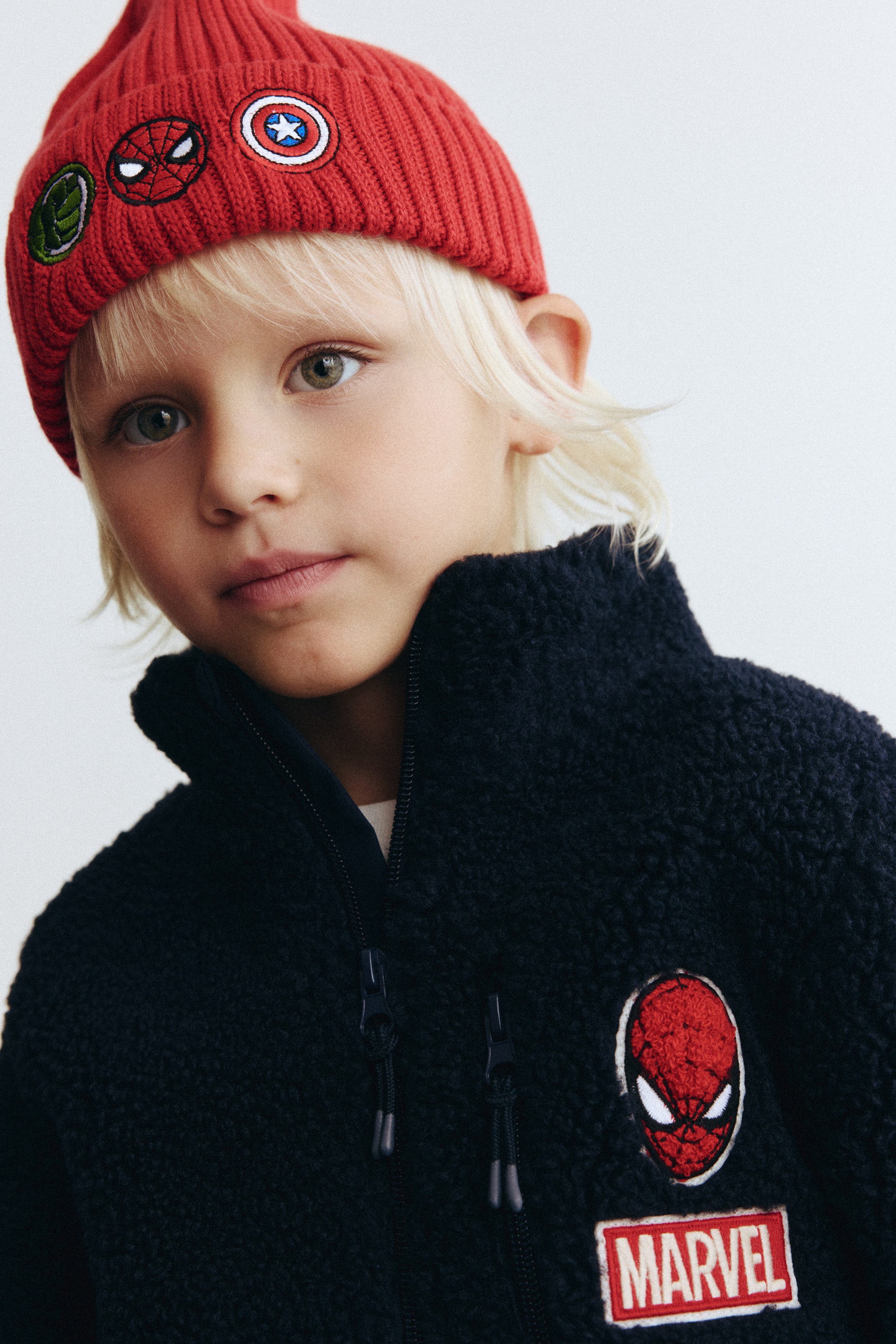 H&M Appliquéd Teddy Fleece Jacket (Men) | Nordstrom