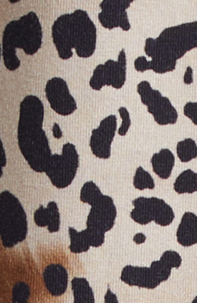 Cinq à Sept Leopard Paris NY Graphic T-Shirt, Alternate, color, Black/ Sahara