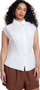 ELOQUII Button Up Shirt With Open Back