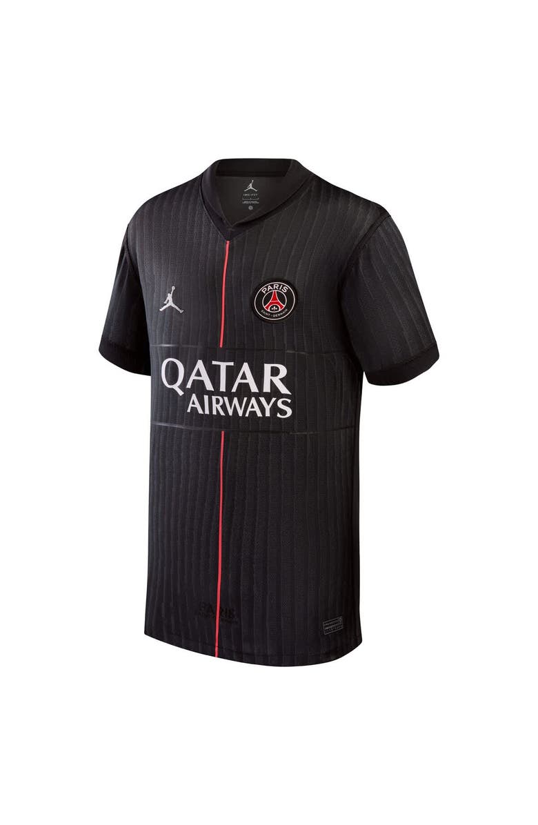 Jordan Brand Youth Jordan Brand Black Paris Saint-Germain 2025/26 Fourth Replica Jersey, Alternate, color, Black