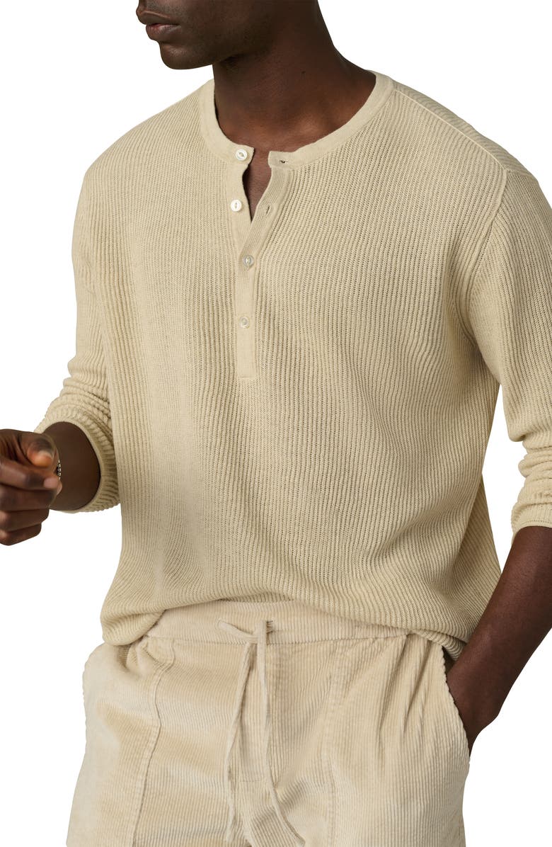 Joe's Cotton & Linen Henley Sweater, Alternate, color, Winter Sand
