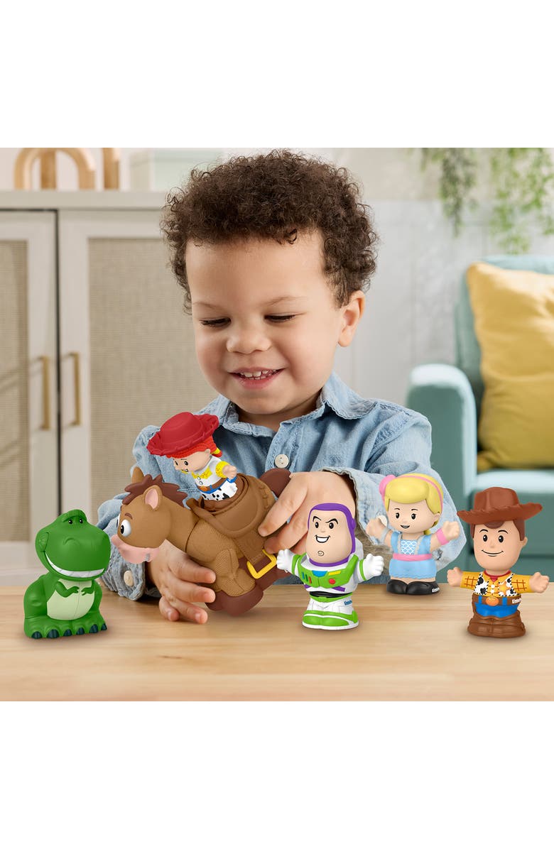 FISHER PRICE Little People Disney Pixar Toy Story Bobbin’ Bullseye & Jessie, Toddler Figure Set, Alternate, color, Asstorted