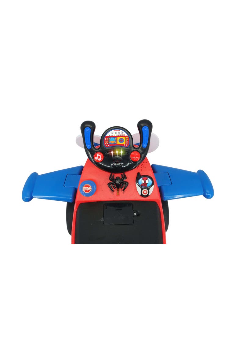 Lights 'N' Sounds Spidey Activity Plane Rideon, Alternate, color, Multicolored