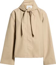 Reformation Kinsley Tie Neck Jacket